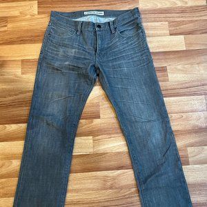 Express Men's Rocco Slim Fit Straight Leg Low Rise Jeans (32x32)
